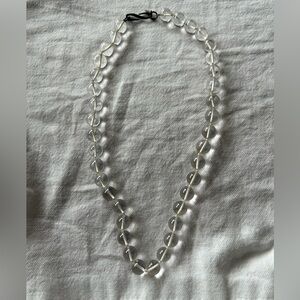 Very Rare 1990s Tina Chow Rock Crystal Necklace Collectors Piece Never Worn.